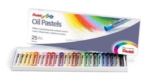 Pastele olejne Pentel 25 kol.