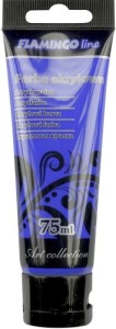 Farba akrylowa Flamingo Line kolor: ultramaryna 75ml (077)