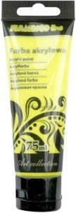 Farba akrylowa Flamingo Line kolor: cytrynowy 75ml (003)