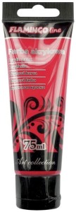 Farba akrylowa Flamingo Line kolor: karminowy 75ml (032)