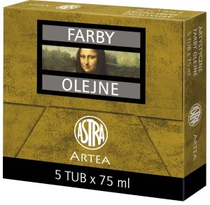 Farba olejna Artea kolor: biały tytanowy 75ml 1 kolor. 1 szt