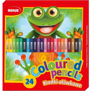 Kredki ołówkowe Rexus 24 kol. (603541)
