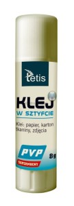 Klej w sztyfcie Tetis PVP 8g 