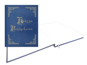 Kronika Warta KSIĘGA PAMIĄTKOWA - granatowy 100k. [mm:] 255x320 (319-036)