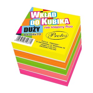 Kostka papierowa Protos - mix [mm:] 84x84x 70