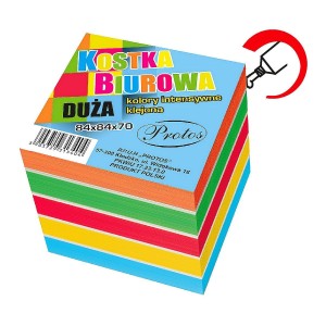 Kostka papierowa Protos - mix [mm:] 83x83x 80