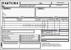 Druk samokopiujący Stolgraf Faktura Vat A5/100 brutto A5 100k. (F15)