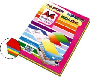 Papier kolorowy Protos A4 - mix 160g