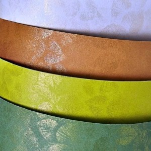 Papier ozdobny (wizytówkowy) Galeria Papieru Liście A4 - kremowy 250g (203602)