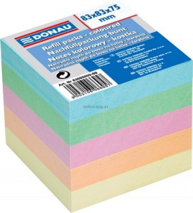 Kostka papierowa Donau - mix [mm:] 83x83x 75 (8309000-99)
