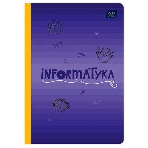Zeszyt tematyczny Interdruk A5 60k. 70g krata (ZE60#INFFSC)