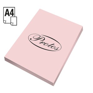 Papier kolorowy Protos A4 - różowy jasny 160g