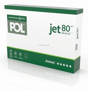 Papier ksero Pol jet A3 - biały 500k. 80g
