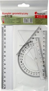 Komplet geometryczny Titanum 4 elementowy