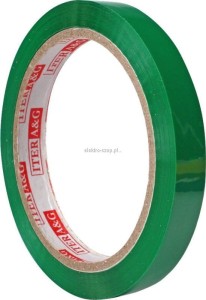 Taśma pakowa Iter A&G 12mm zielona 66m