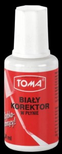 Korektor w płynie (z pędzelkiem) Toma 20ml (TO-019 0 2)