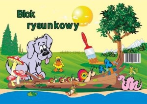 Blok rysunkowy Protos A4 biały 80g 19k [mm:] 210x297