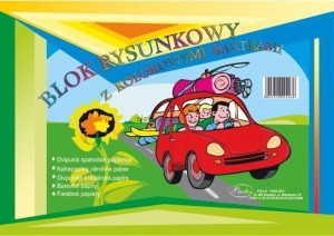 Blok rysunkowy Protos A4 kolorowy 80g 19k [mm:] 210x297