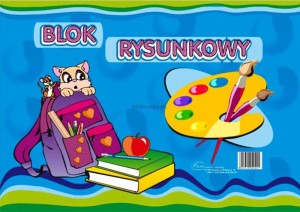 Blok rysunkowy Protos A3 biały 80g 19k [mm:] 297x420
