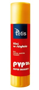 Klej w sztyfcie Tetis PVP 20g 