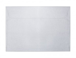 Koperta Galeria Papieru c5 diamentowa biel C5 - srebrna [mm:] 162x229 (280616) 10 sztuk