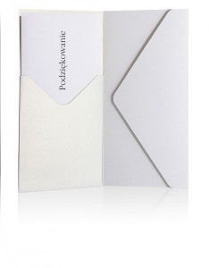 Koperta Galeria Papieru pearl biały SP DL - biały [mm:] 110x220 (280901) 5 sztuk