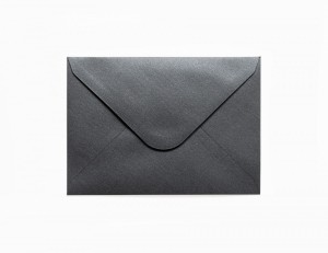 Koperta Galeria Papieru pearl C6 - czarny (280277) 10 sztuk