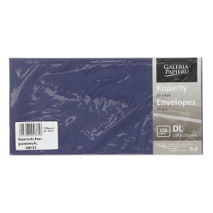Koperta pearl granat DL - granatowy [mm:] 110x220 (280155) 10 sztuk