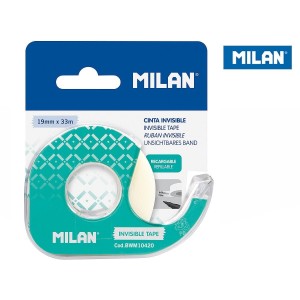 Taśma MILAN samoprzylepna matowa niewidoczna 19 mm x 33 m z dyspenserem na blistrze (BWM10420)