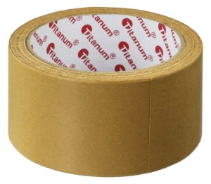 Taśma pakowa Titanum papierowa kraft 48mm brązowy 50m