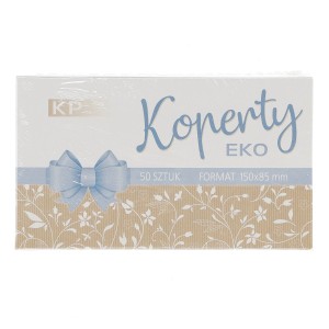 Koperta Pol-mak Eco kraft DL [mm:] 150x85 (KP_OGEKO) 50 sztuk