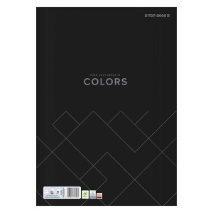 Papier kancelaryjny TOP-2000 colors czarny A3 linia (400169247)