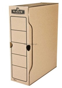 Pudło archiwizacyjne A4 - brązowy [mm:] 80x260x 325 (91402)