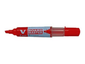 Marker suchościeralny Pilot V Board Master, czerwony 2,3mm okrągła końcówka (WBMA-VBM-M-R-BG)