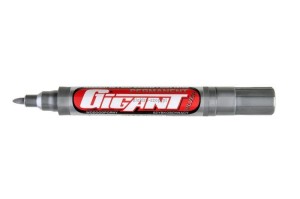 Marker permanentny Kamet Gigant wodoodporny, srebrny 1,5-3,00mm okrągła końcówka (K-5111)