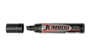Marker permanentny Kamet Jumbo, czarny 2,0-12,0mm ścięta końcówka (K-2040)