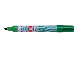Marker permanentny Pilot, zielony 2,0-4,5mm ścięta końcówka (SCA-B-G)