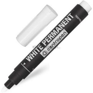 Marker permanentny Centropen, biały 2,5mm okrągła końcówka (8586)