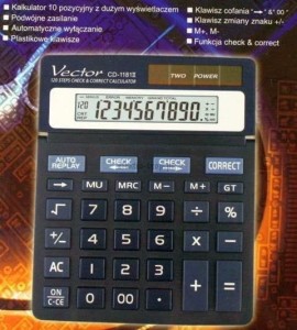 Kalkulator na biurko Vector cd-1181 (KAV CD-1181II)