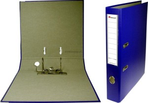 Segregator dźwigniowy Titanum A4 50mm niebieski (03)