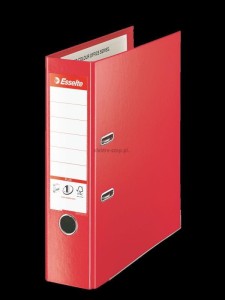 Segregator dźwigniowy Esselte No.1 Power Plus A4 80mm czerwony (81183)