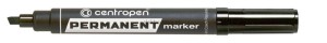 Marker permanentny Centropen 8576, czarny 2,0-5,0mm ścięta końcówka (585760112)