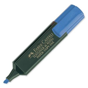 Zakreślacz Faber-Castell niebieski (154851)