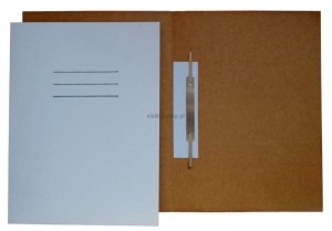 Skoroszyt Barbara okładka 250g A4 - biały 250g