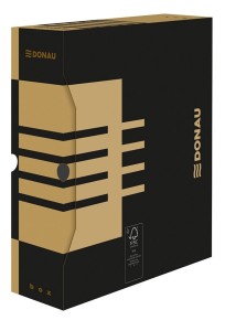 Pudło archiwizacyjne Donau A4 - brązowy [mm:] 100x340x 297 (7661301FSC-02)