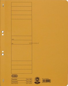 Skoroszyt Elba oczkowy A4 - żółty 250g (100551871)