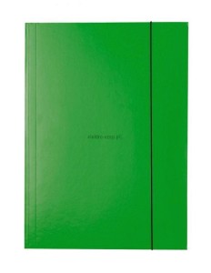 Teczka kartonowa na gumkę Esselte A4 kolor: zielony 400g (13437)