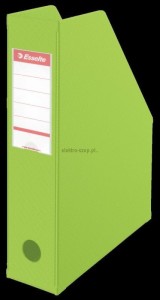 Pojemnik na dokumenty pionowy Esselte A4 - zielony [mm:] 72x318x 242 (56006)