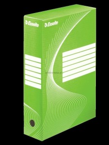Pudło archiwizacyjne Esselte A4 - zielony [mm:] 245x80x 345 (128414)