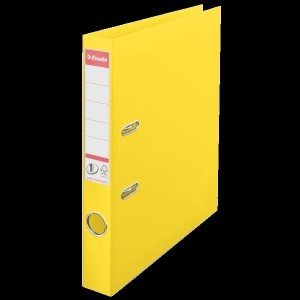 Segregator dźwigniowy Esselte Vivida No.1 Power A4 50mm żółty (624074)
